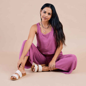 Cushion Vista Vintage Textile כפכפי נשים ריף