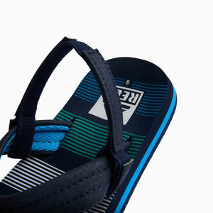 Little Ahi Deep Sea Stripes כפכפי תינוקות