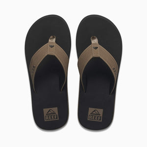 כפכפי ריף לגברים The Layback Black Tan