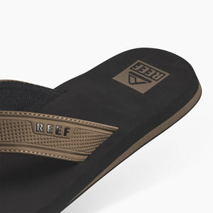 כפכפי ריף לגברים The Layback Black Tan