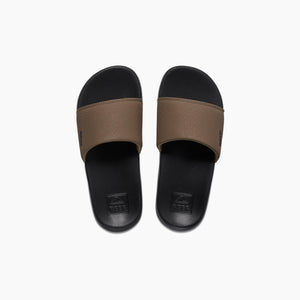 Kids One Slide Black Tan כפכפי ריף לילדים