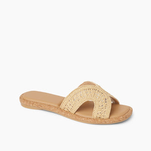 Willow Paisley Natural Textile כפכפי נשים