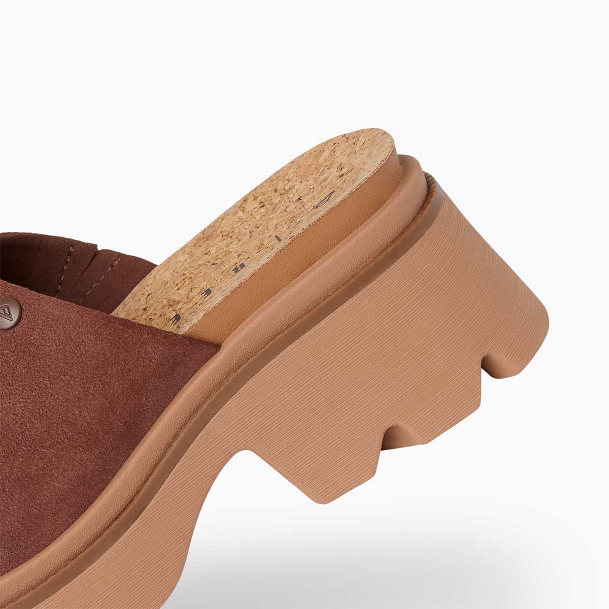 Reef Vista Luxe Evie Brown Black כפכפי פלטפורמה לנשים