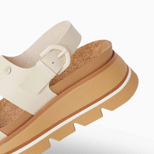 Reef Vista Luxe Liah White Tan סנדלי ריף לנשים