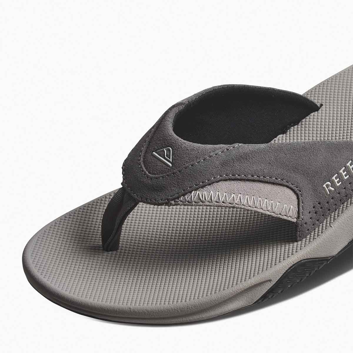 Reef Fanning Grey Suede כפכפי ריף לגברים