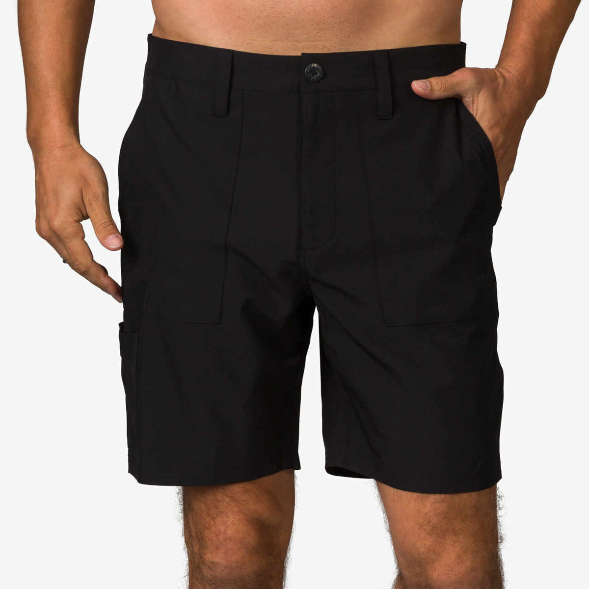 Balto Fixed Waist Hybrid Short Caviar מכנסי גברים