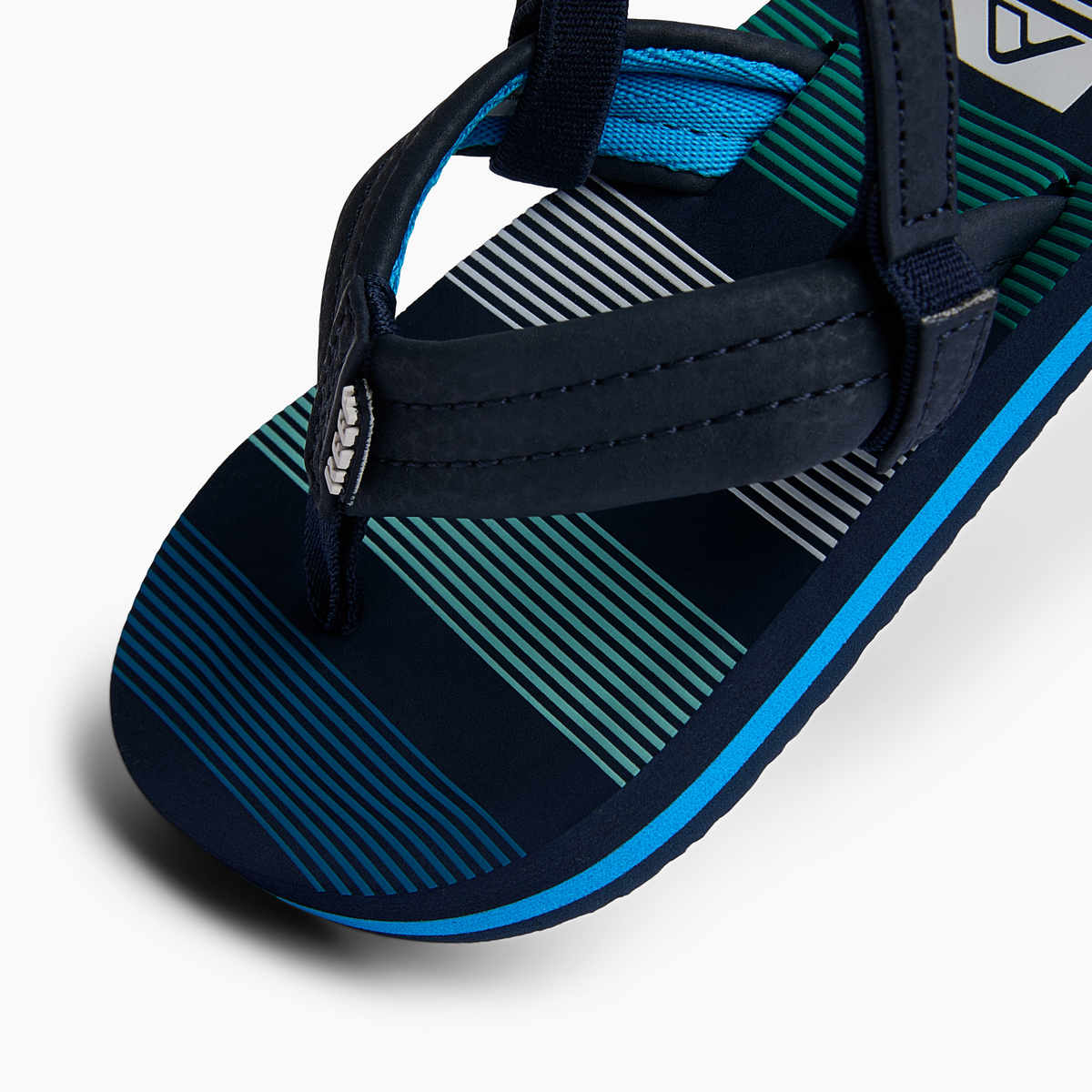 Little Ahi Deep Sea Stripes כפכפי תינוקות