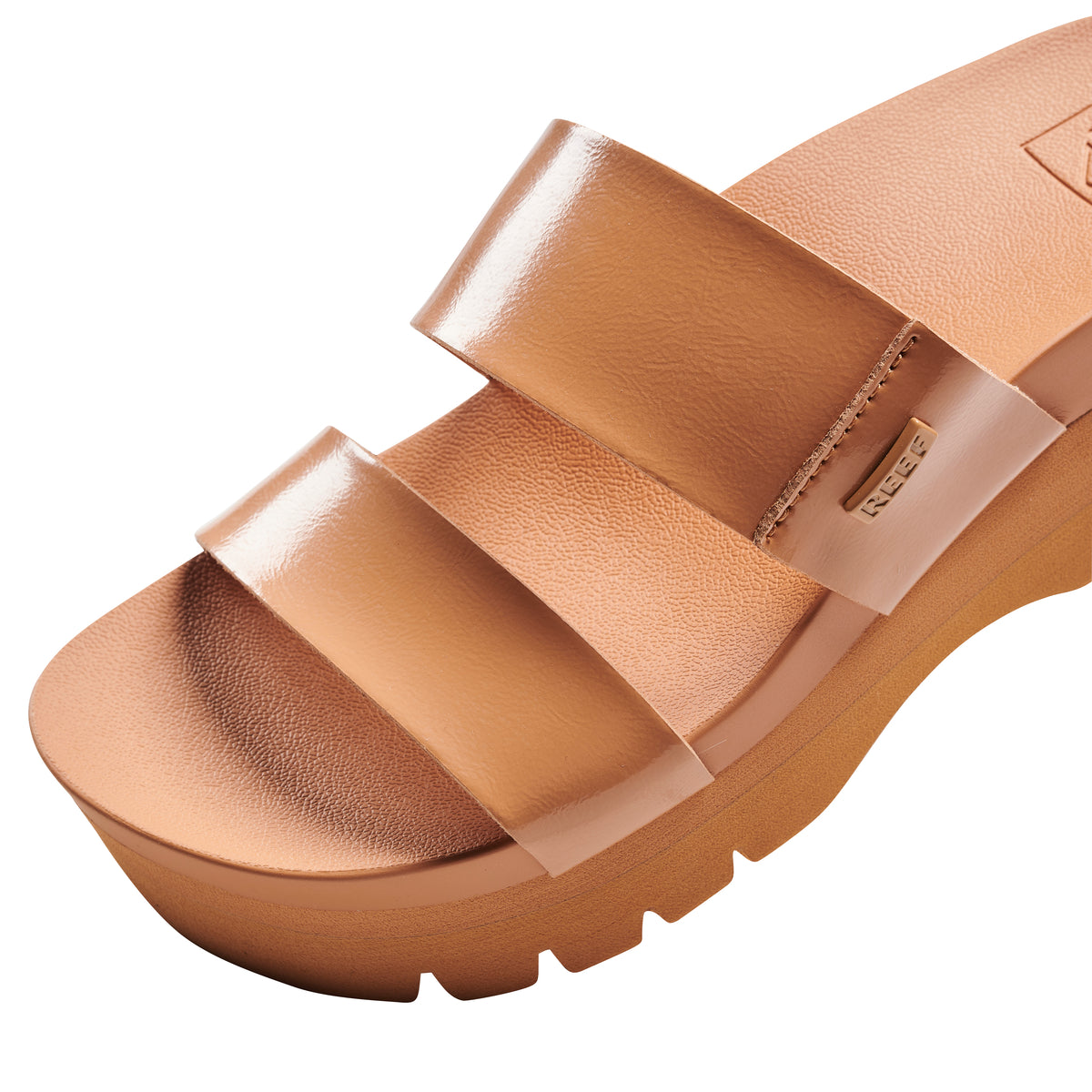 Cushion Vista Higher Natural Patent כפכפי נשים