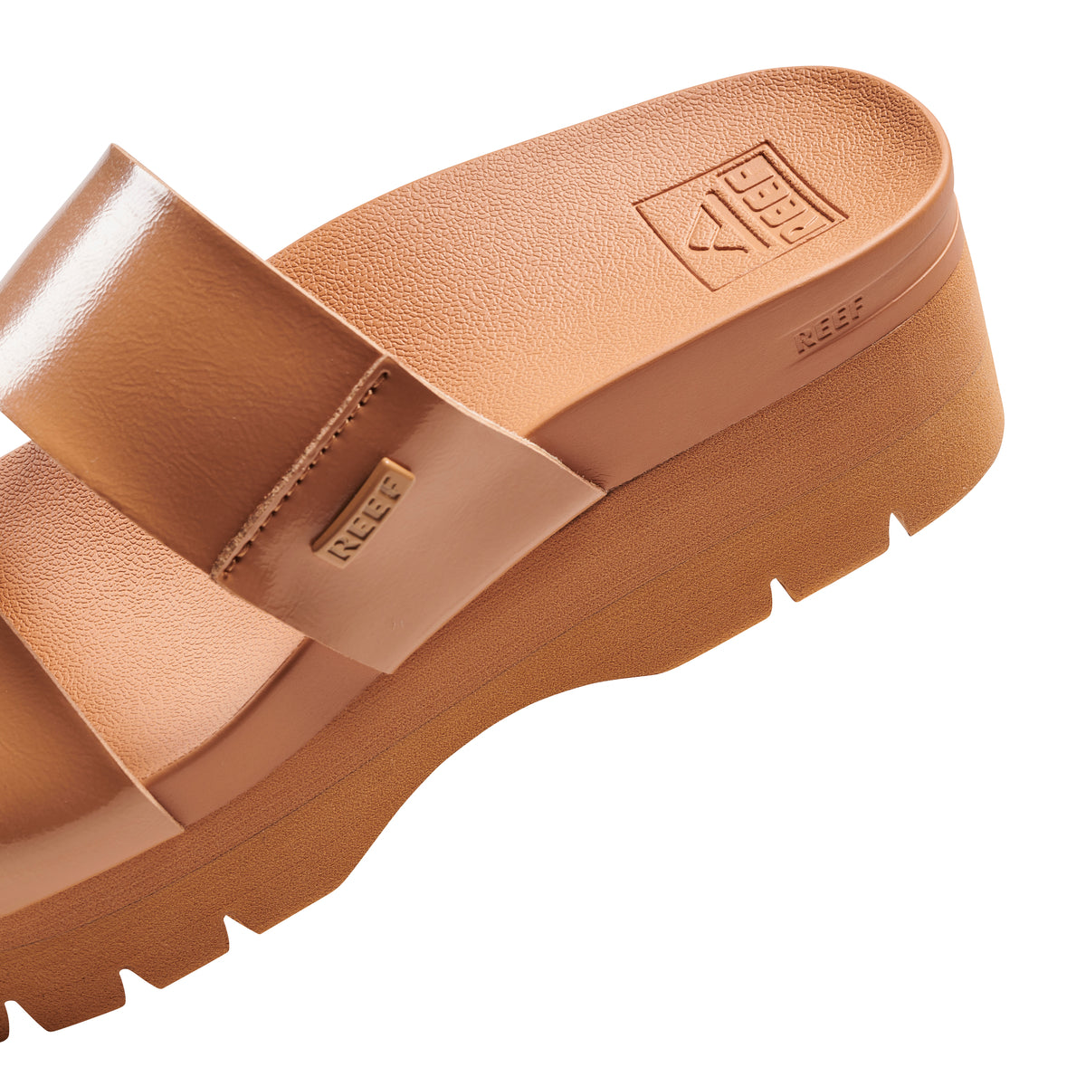 Cushion Vista Higher Natural Patent כפכפי נשים