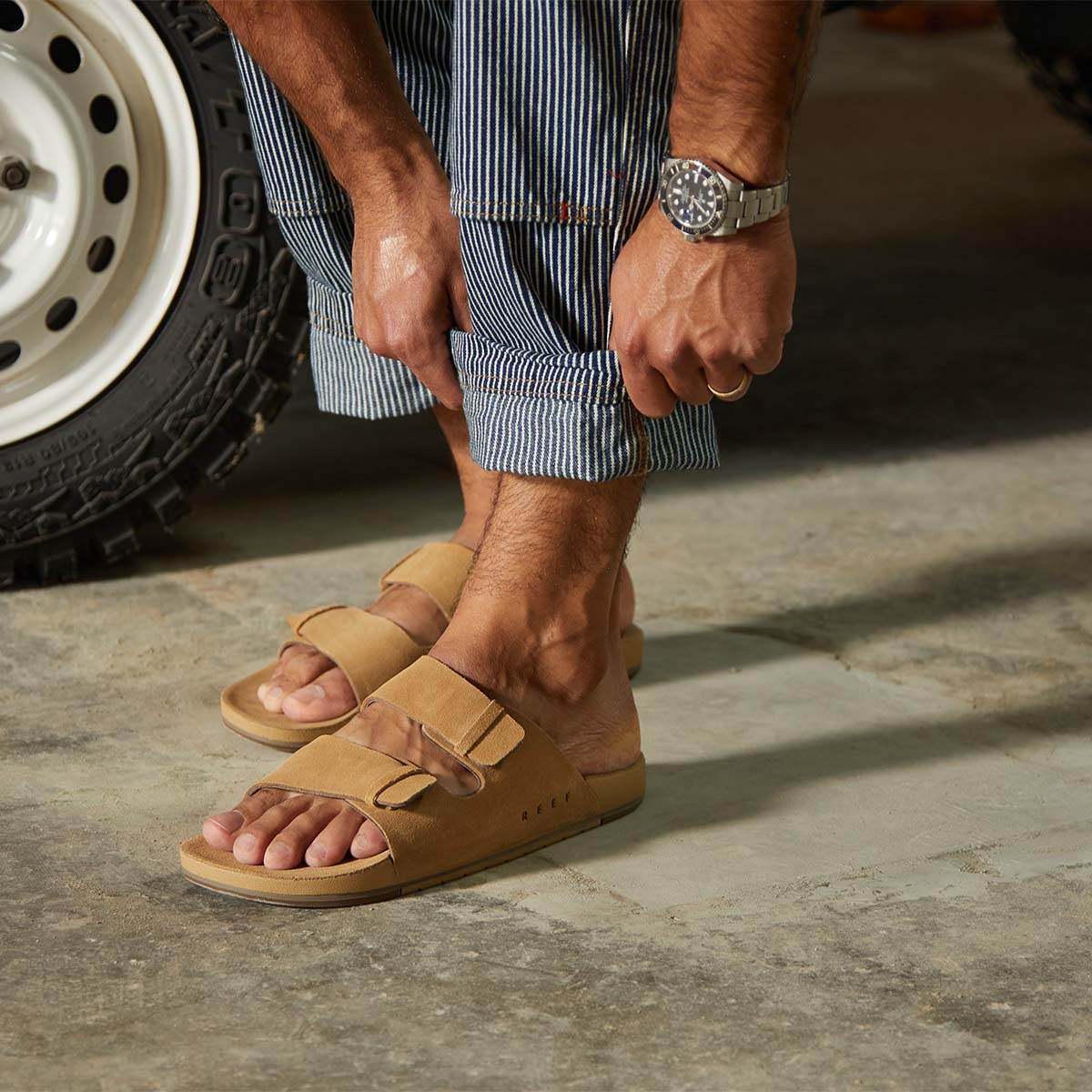 Reef Ojai Two Bar Tan כפכפי לגברים