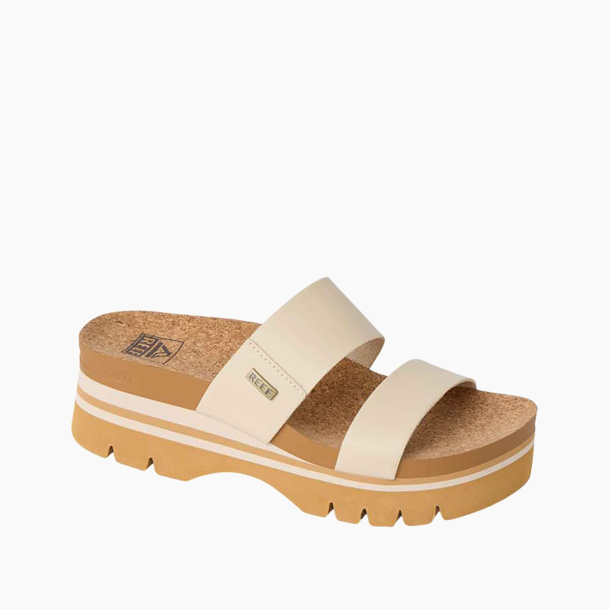 Cushion Vista Higher Vintage Tan כפכפי ריף לנשים