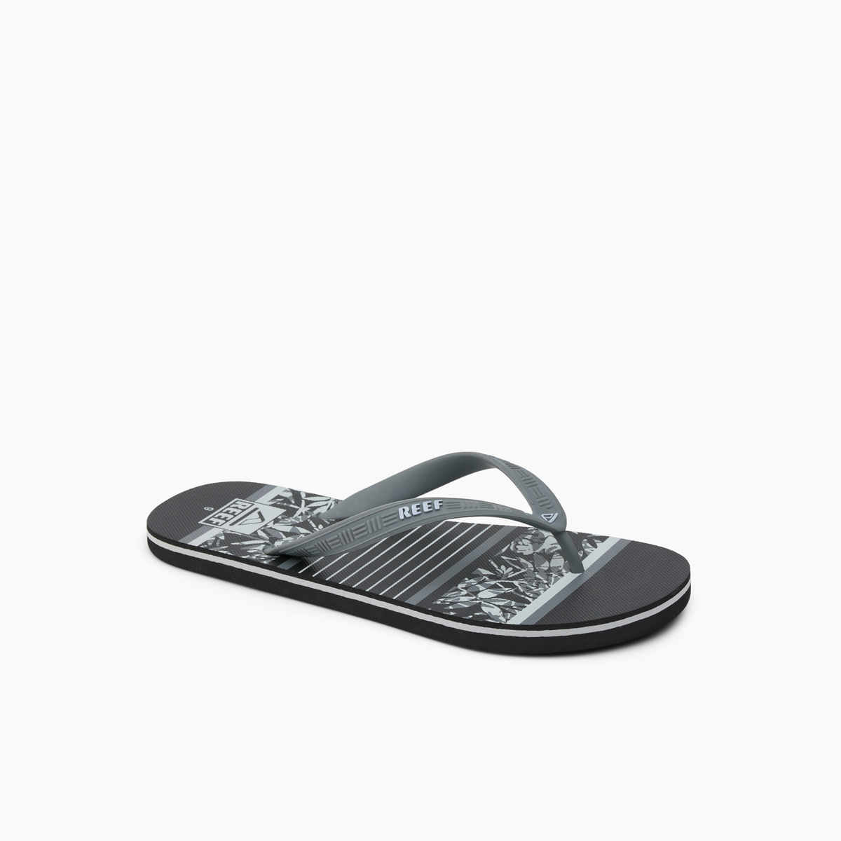 Seaside Prints Grey Botanical כפכפי גברים