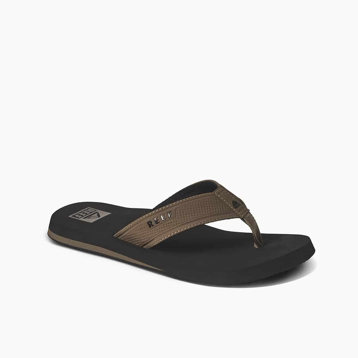 כפכפי ריף לגברים The Layback Black Tan