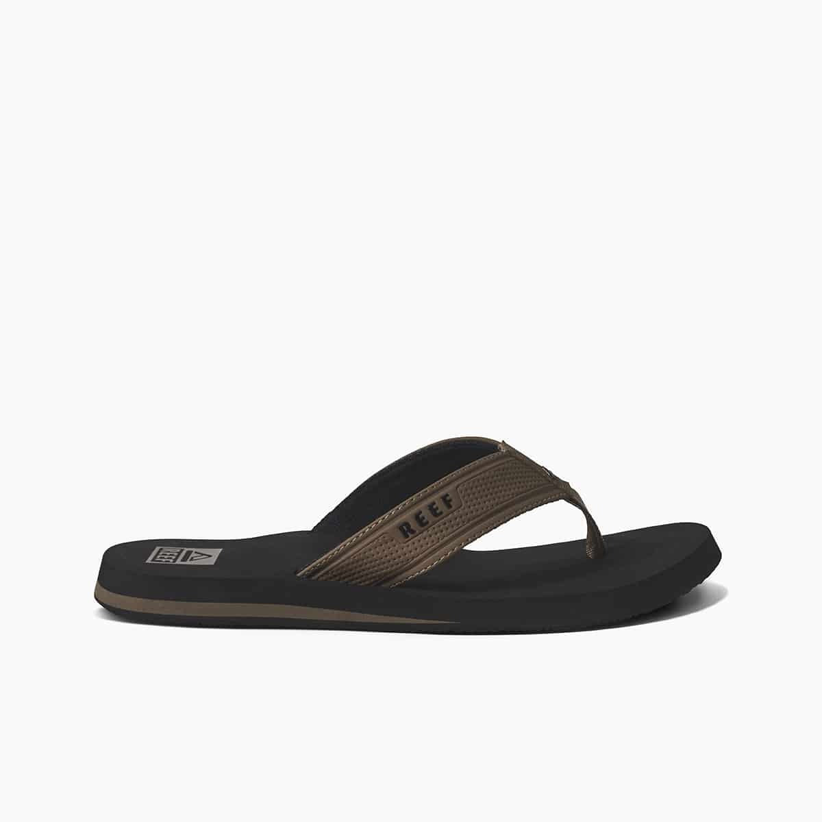 כפכפי ריף לגברים The Layback Black Tan