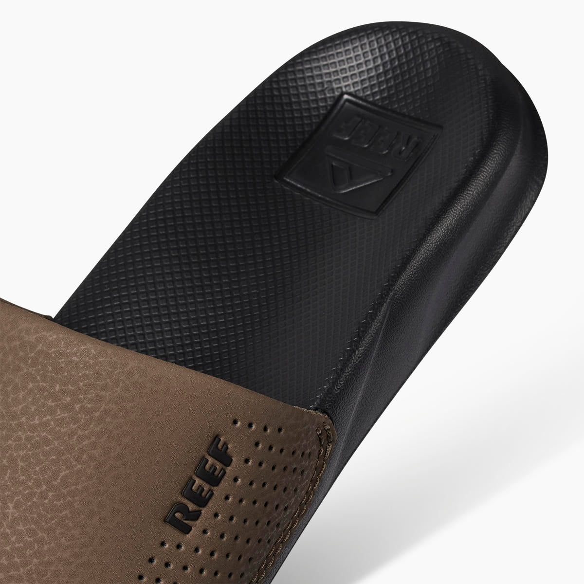 Kids One Slide Black Tan כפכפי ריף לילדים