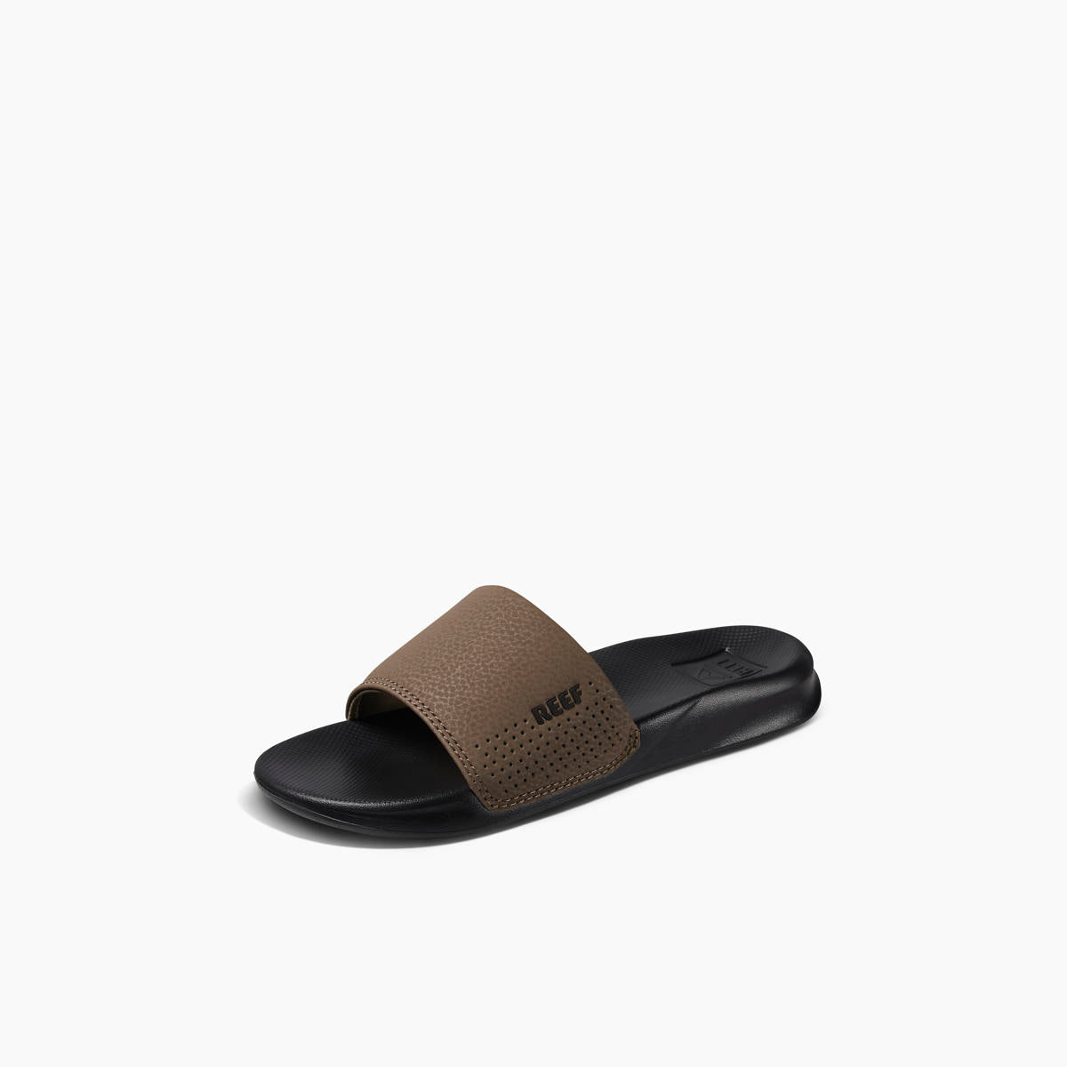Kids One Slide Black Tan כפכפי ריף לילדים