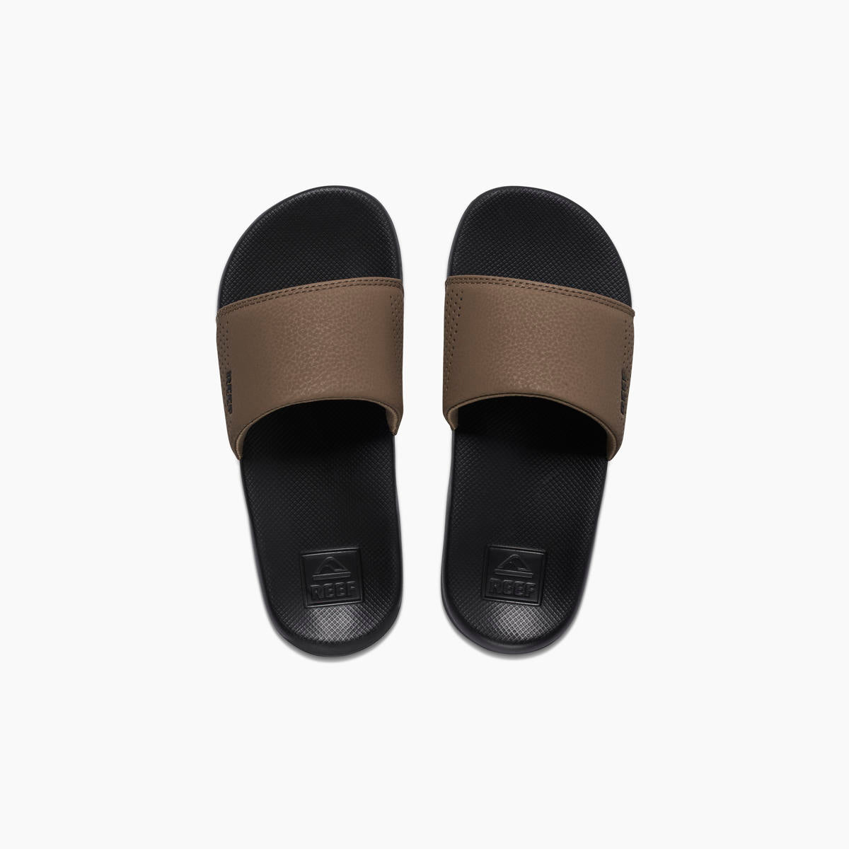 Kids One Slide Black Tan כפכפי ריף לילדים