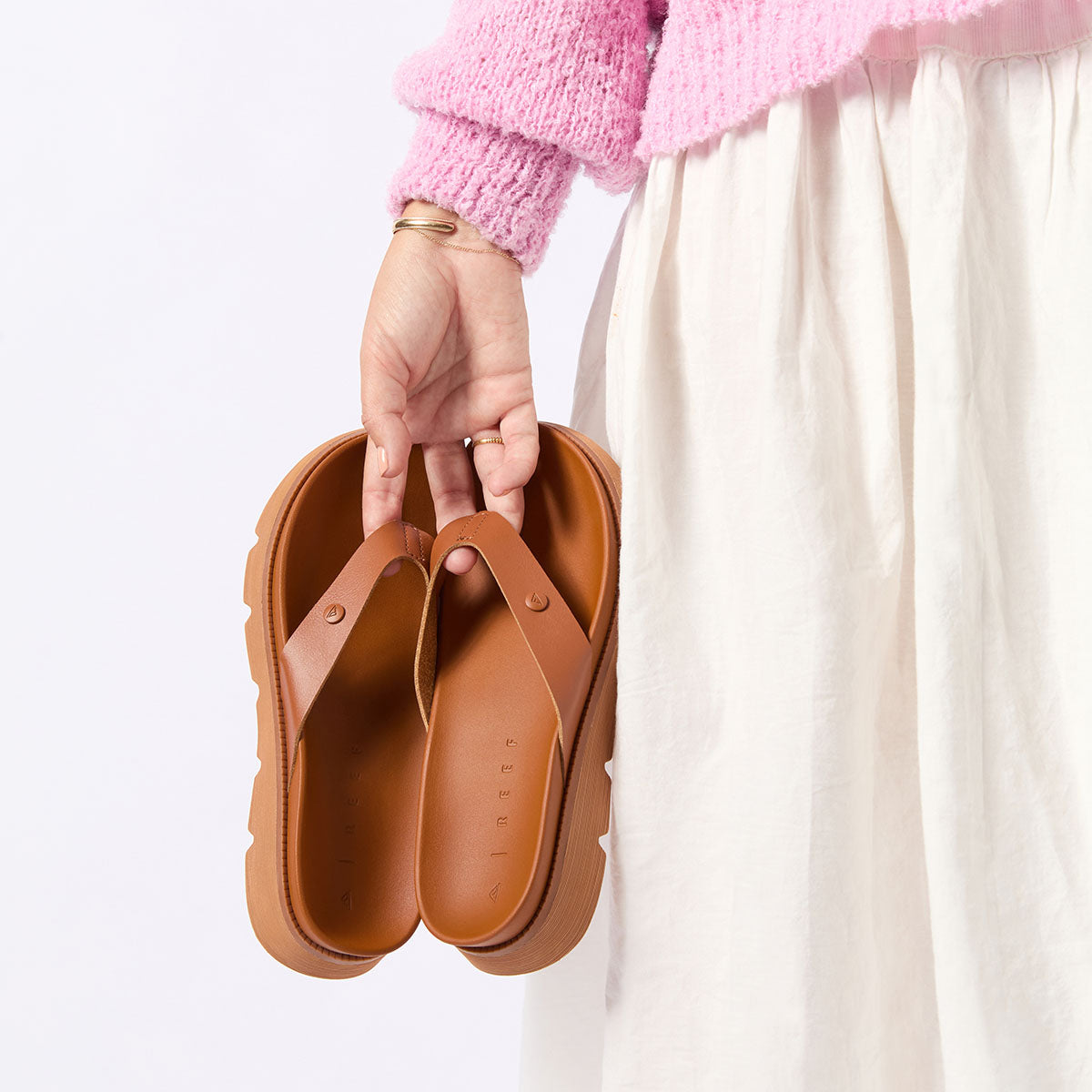 Vista Luxe Vivianahh Cocoa Tan כפכפי נשים