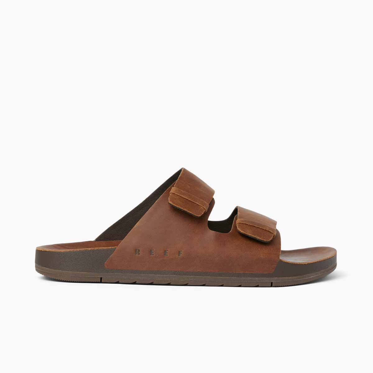 Ojai Two Bar Dark Brown כפכפי גברים חום כהה