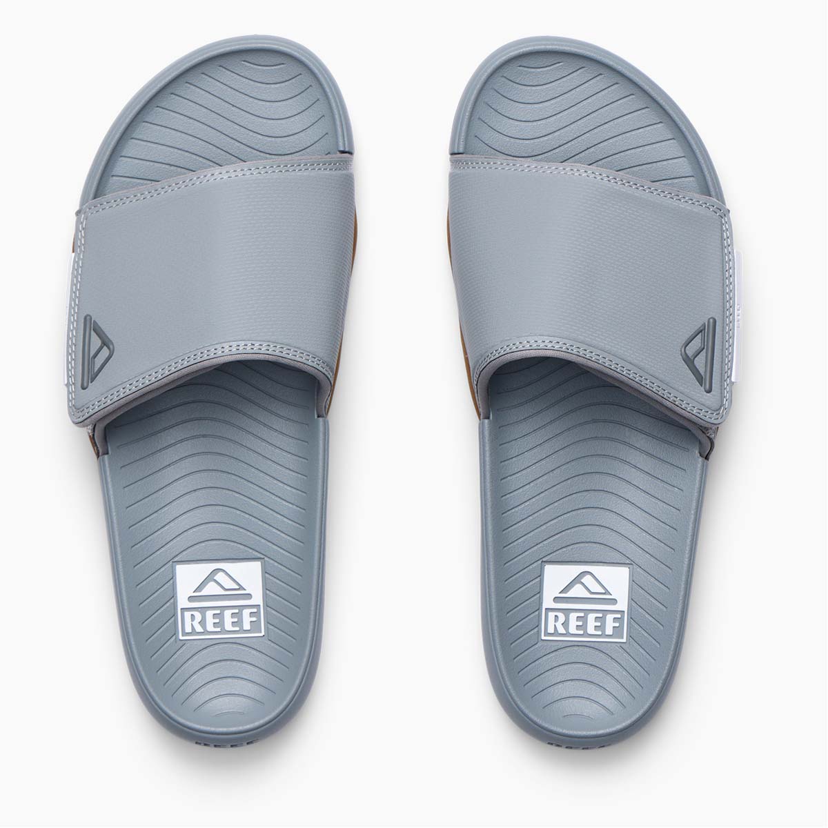 Reef Phantom Slab Grey White כפכפי גברים