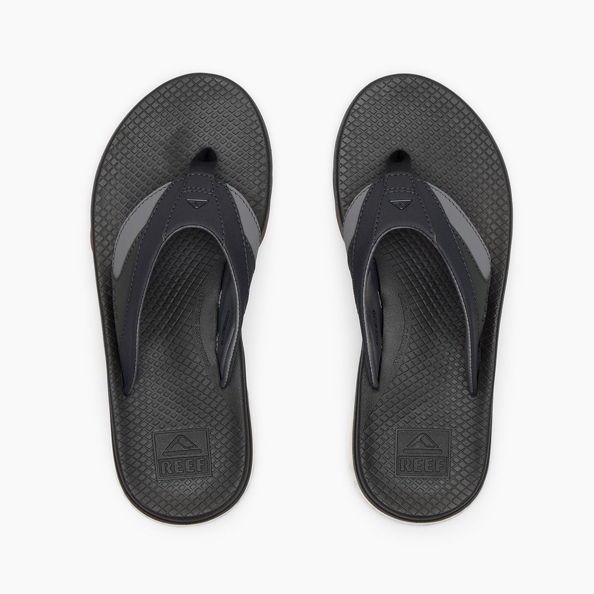 Reef Fanning Black Gum כפכפי ריף לגברים