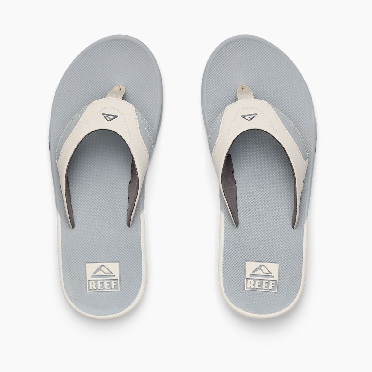 Reef Fanning Light Grey Blue כפכפים לגברים