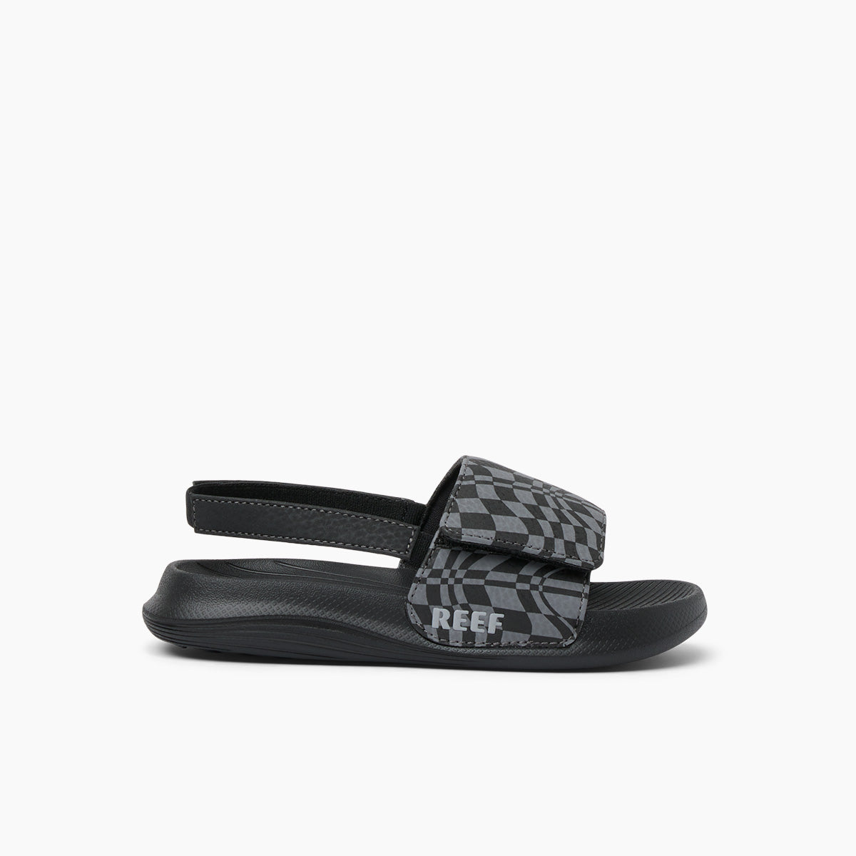 Little Salty Slide Black Swell Checker כפכפי תינוקות