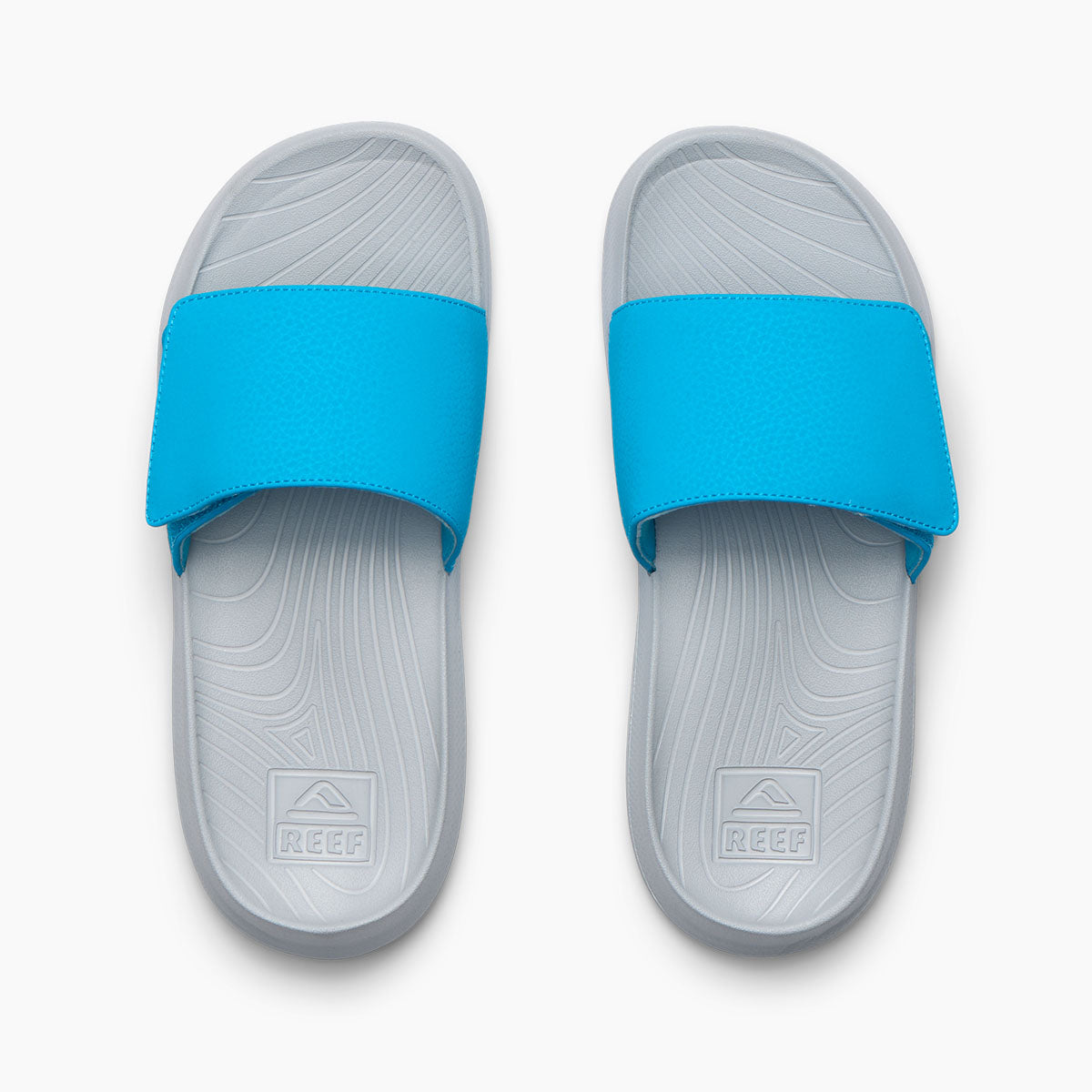 Kids Salty Slide Grey Blue כפכפי ילדים