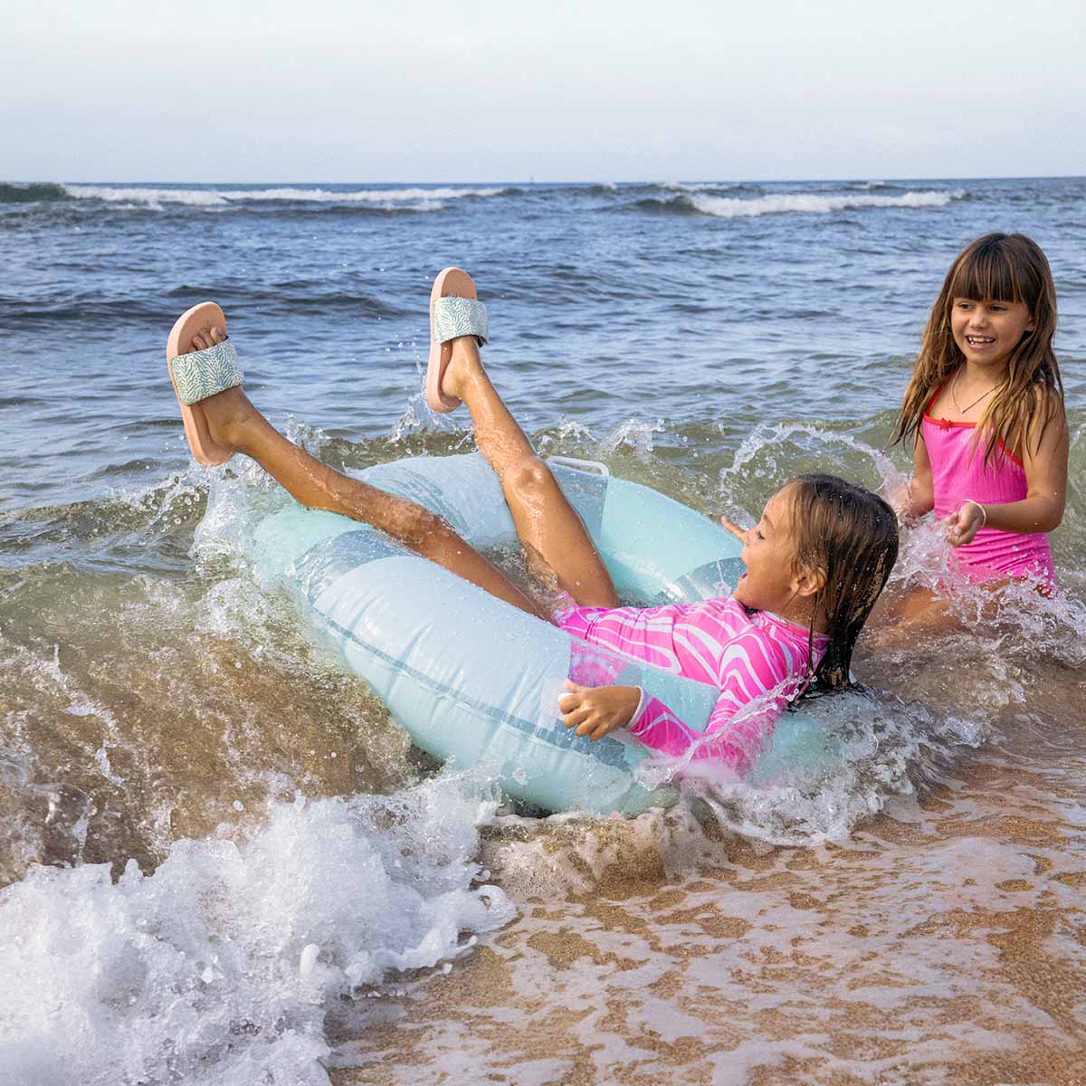 Kids Salty Slide Blue Haze כפכפי ילדים