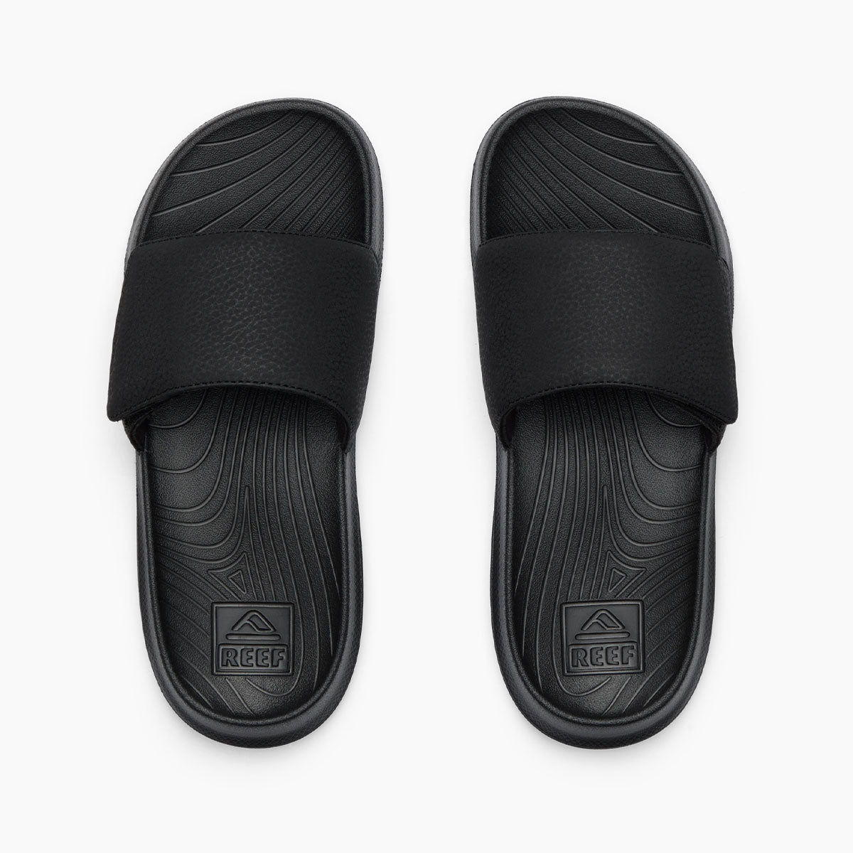 Kids Salty Slide Black White כפכפי ילדים