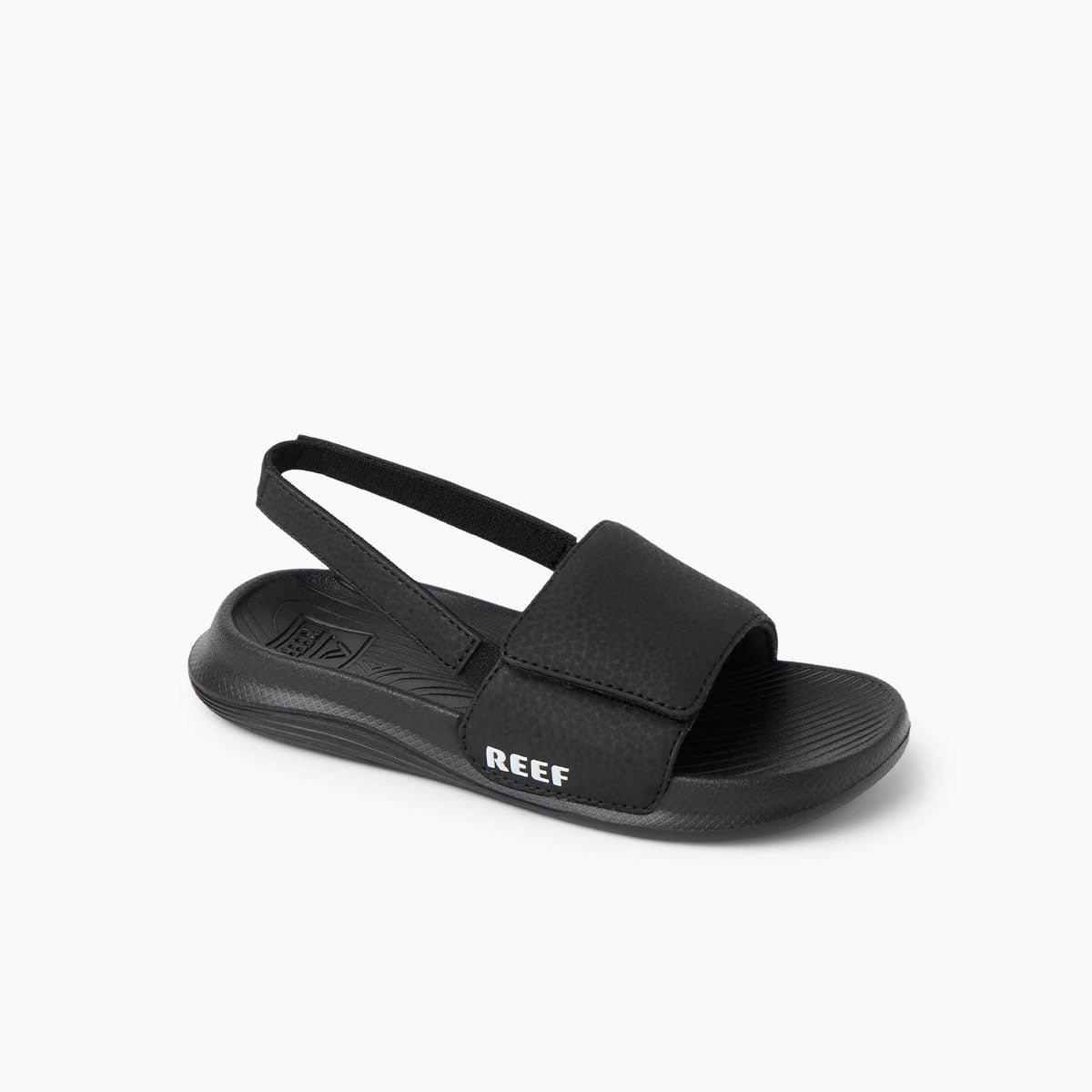 Reef Little Salty Slide Black White כפכפי ילדים