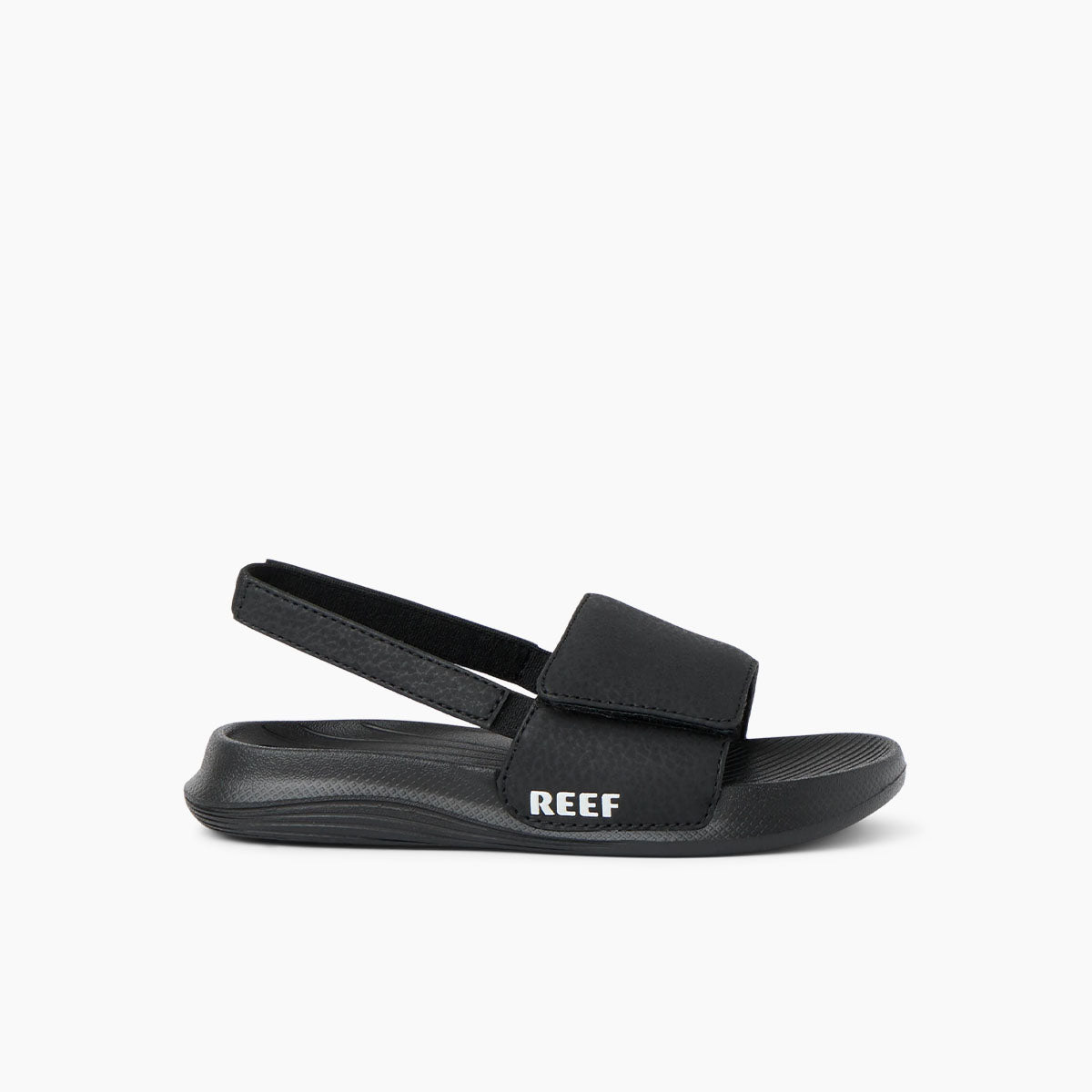 Reef Little Salty Slide Black White כפכפי ילדים