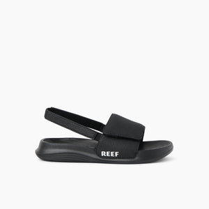 Reef Little Salty Slide Black White כפכפי ילדים