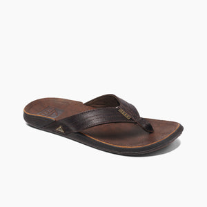 כפכפי עור גברים J-Bay Iii Dark Brown Dark Brown