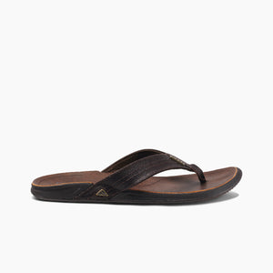 כפכפי עור גברים J-Bay Iii Dark Brown Dark Brown